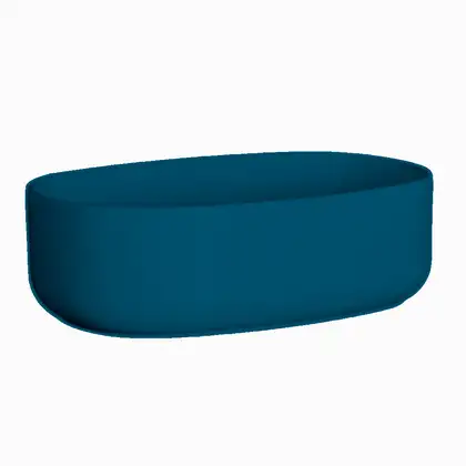 Nic-Design Умивальник на стільницю Nic Design Semplice 55х40х15 см, Denim глянець (001376076)