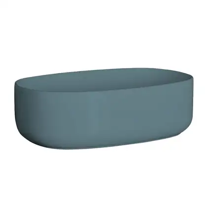 Умивальник на стільницю Nic Design Semplice 60х40х15 см, Polvere матовий (001377057) Умивальник на стільницю Nic Design Semplice 60х40х15 см, Polvere матовий (001377057)