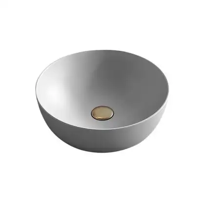 Nic-Design Умивальник на стільницю Nic Design Ovvio 38x14 см, Cemento matt (001446047) Nic-Design Умивальник на стільницю Nic Design Ovvio 38x14 см, Cemento matt (001446047)