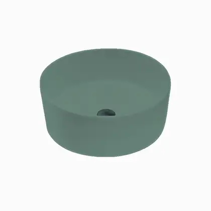 Умивальник на стільницю Nic Design Ovvio 36х14 см, Salvia matt (001448067) Умивальник на стільницю Nic Design Ovvio 36х14 см, Salvia matt (001448067)