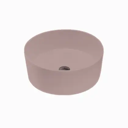 Умивальник на стільницю Nic Design Ovvio 42х16 см, Cipria matt (001451060) Умивальник на стільницю Nic Design Ovvio 42х16 см, Cipria matt (001451060)