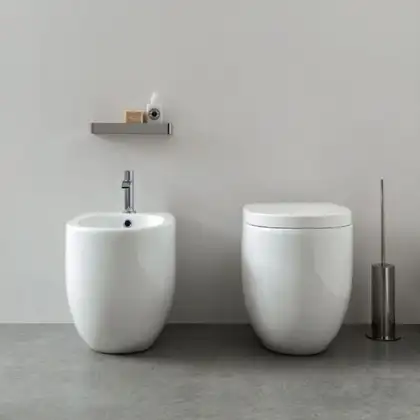 Nic-Design Біде підлогове Nic Design Milk, білий глянець (004280001) Nic-Design Біде підлогове Nic Design Milk, білий глянець (004280001)