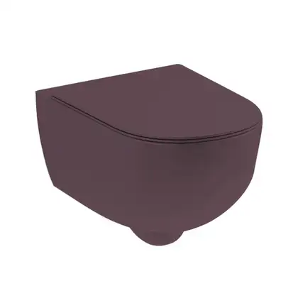 Nic-Design Кришка для унітазу Nic Design Pin Soft-Close, Prugna mat (005712058) Nic-Design Кришка для унітазу Nic Design Pin Soft-Close, Prugna mat (005712058)