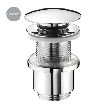 Nic-Design Донний клапан NIC Design корпус хром, кришка Cemento (007403047)
