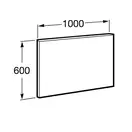 Дзеркало Roca Victoria Basic 100 прямокутне, (A812329406)