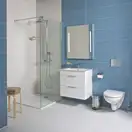Тумба c умивальником Roca Suit 54 х 42,2 х h60,7 см, колір білий (A85118A806)