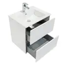 Тумба з умивальником Roca Cube 55 см, білий глянцевий (A85119A806)