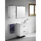 Умивальник Roca Debba 605х360 мм + тумба під умивальник, білий (A855905806)