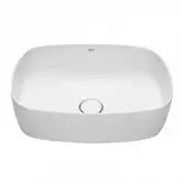 Умивальник на стільницю Roca Inspira Soft 50х37 см, білий (A327500620)
