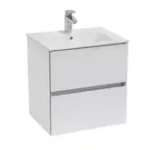 Тумба з умивальником Roca Cube 55 см, білий глянцевий (A85119A806)