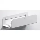 Поличка Sonia Quick White 300х82х124 мм алюміній, білий (185092)
