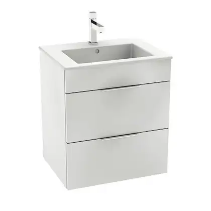 Тумба c умивальником Roca Suit 54 х 42,2 х h60,7 см, колір білий (A85118A806) Тумба c умивальником Roca Suit 54 х 42,2 х h60,7 см, колір білий (A85118A806)