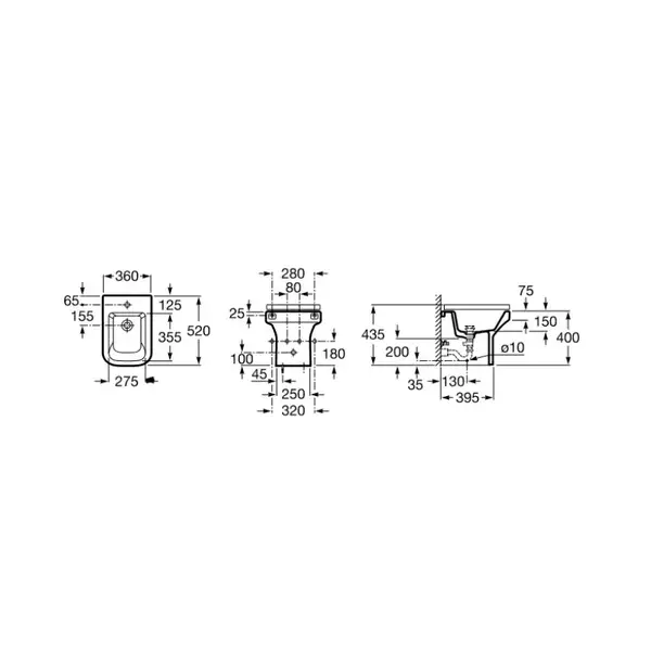 Кришка для біде Roca Dama-N (A80678C004) Кришка для біде Roca Dama-N (A80678C004)