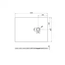 Душовий піддон Roca Ignis, 120x90, графіт (AP7014B038401200)