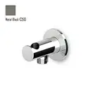 Шлангове підключення із тримачем Zucchetti On, Metal Black (Z93933.C50)