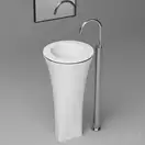 Змішувач для раковини підлоговий Zucchetti Isystick (ZP1630)