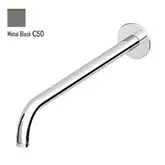 Тримач верхнього душу Zucchetti Pan настінний, Metal Black (Z93027.C50)
