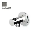 Шлангове підключення із тримачем Zucchetti On, Metal Black (Z93933.C50)