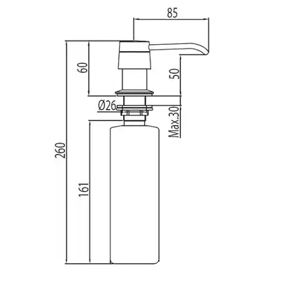 Диспенсер Tres Kitchen (13474110)