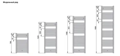 Полотенцесушитель електричний Zehnder Virando 1226x500 з теном KTX3 600Вт, білий (AB-120-050-9016 WEKT306T916S)