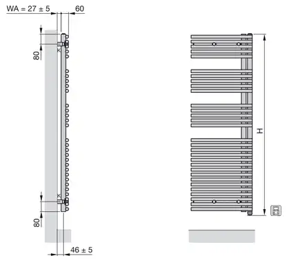 Полотенцесушитель електричний Zehnder Forma Asym 1706x596 900 Вт, білий RAL 9016 (LFAEL-170-060 RAL 9016) Полотенцесушитель електричний Zehnder Forma Asym 1706x596 900 Вт, білий RAL 9016 (LFAEL-170-060 RAL 9016)