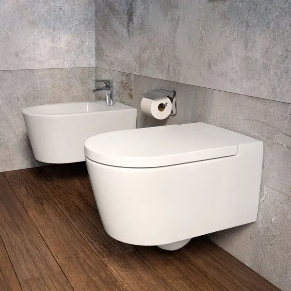 Підвісне біде Roca Inspira Round 560x370 mm (A357525000) Підвісне біде Roca Inspira Round 560x370 mm (A357525000)