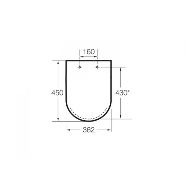 Кришка для унітазу Roca Meridian-N (A8012A0004) Кришка для унітазу Roca Meridian-N (A8012A0004)