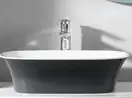 Kolpa San BLANCHE UB 75 Умивальник зі стільницею, антрацит (561510)