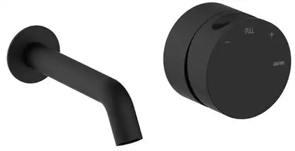 Змішувач для умивальника GRB Incool Black, чорний матовий (90108002) Змішувач для умивальника GRB Incool Black, чорний матовий (90108002)