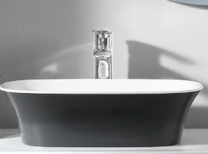 Kolpa San BLANCHE UB 75 Умивальник зі стільницею, антрацит (561510)
