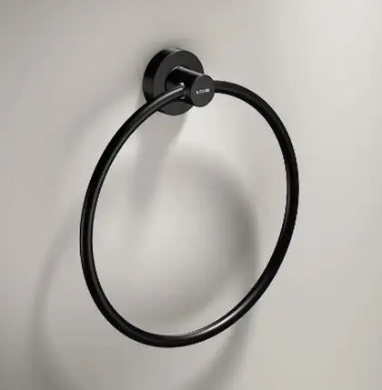 Рушникотримувач Sonia Tecnoproject Black 210х230х41 мм, чорний (166220) Рушникотримувач Sonia Tecnoproject Black 210х230х41 мм, чорний (166220)