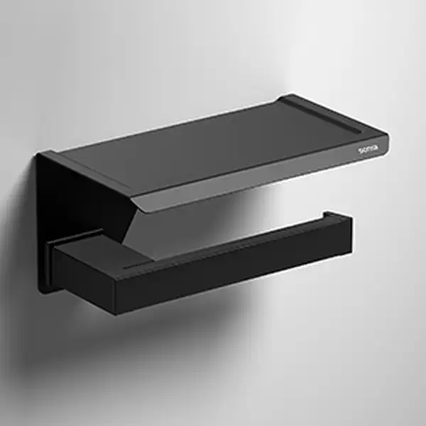 Тримач туалетного паперу Sonia S-Cube Black (176373) Тримач туалетного паперу Sonia S-Cube Black (176373)