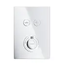 Душовий гарнітур прихованого монтажу Corsan CMZ069TCH CHROM + BOX хром з термостатом (647014)
