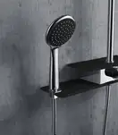 Душовий гарнітур Corsan KLAR FIBER CHROME BLACK (CMN002BL)