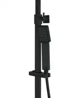 Душовий гарнітур Corsan ANGO BLACK MATT з термостатом (CMN019)