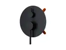 Душевая система CORSAN LUGO BLACK + BOX скрытого монтажа (Z03MBL)