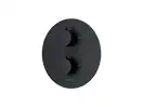 Душевая система с термостатом CORSAN LUGO BLACK + BOX скрытого монтажа (Z03TBL)