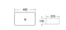 Умывальник (раковина) MEXEN CATIA VIOLET GOLD (MEX-21314855)
