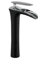Смеситель для раковины MEXEN LYRA BLACK CHROME высокий (MEX-745310-07)