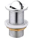 Донный клапан для раковины MEXEN CHROME поворотный без перелива (MEX-79913-00)