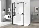 Rea Полка EVO BLACK на душевую стенку (HOM-00652)