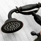 Смеситель для ванны REA RETRO OLD BLACK черный настенный (REA-B0224)