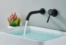 Rea Lungo Long Смеситель для раковины, черный матовый (REA-B0371)