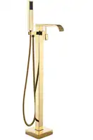 Смеситель для ванны REA CARAT GOLD золотой напольный (REA-B5231)