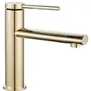 Смеситель для раковины (умывальника) REA OVAL GOLD золото низкий (REA-B6515)