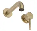 Смеситель для раковины (умывальника) REA LUNGO BRUSHED GOLD скрытого монтажа (REA-B8652)