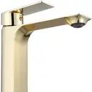 Смеситель для раковины (умывальника) REA URBAN GOLD золотой высокий (REA-B9912)