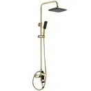 Душевой гарнитур REA SOUL BRUSHED GOLD с изливом (REA-B9962)