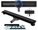 Трап для душа REA NEO PRO BLACK 2в1 черный 50 см (REA-G0999)