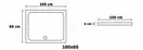 Душевой поддон REA SAVOY 80X100 WHITE (REA-K5332)